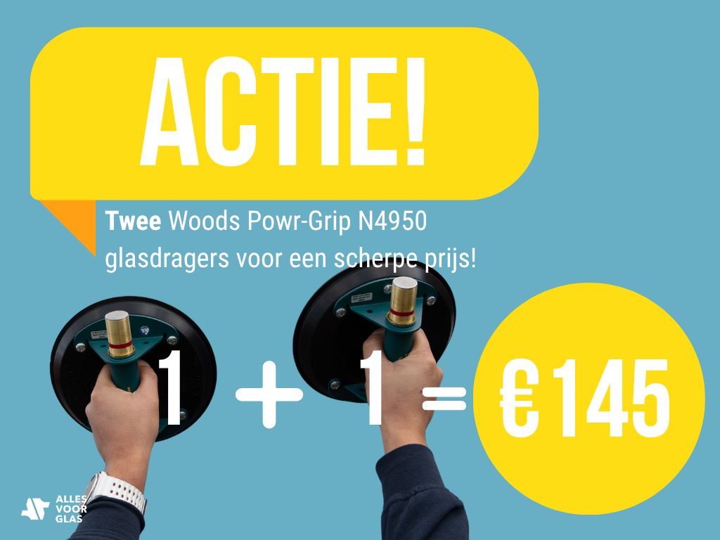 ACTIE: 2x Woods Powr-Grip N4950 metaal 8